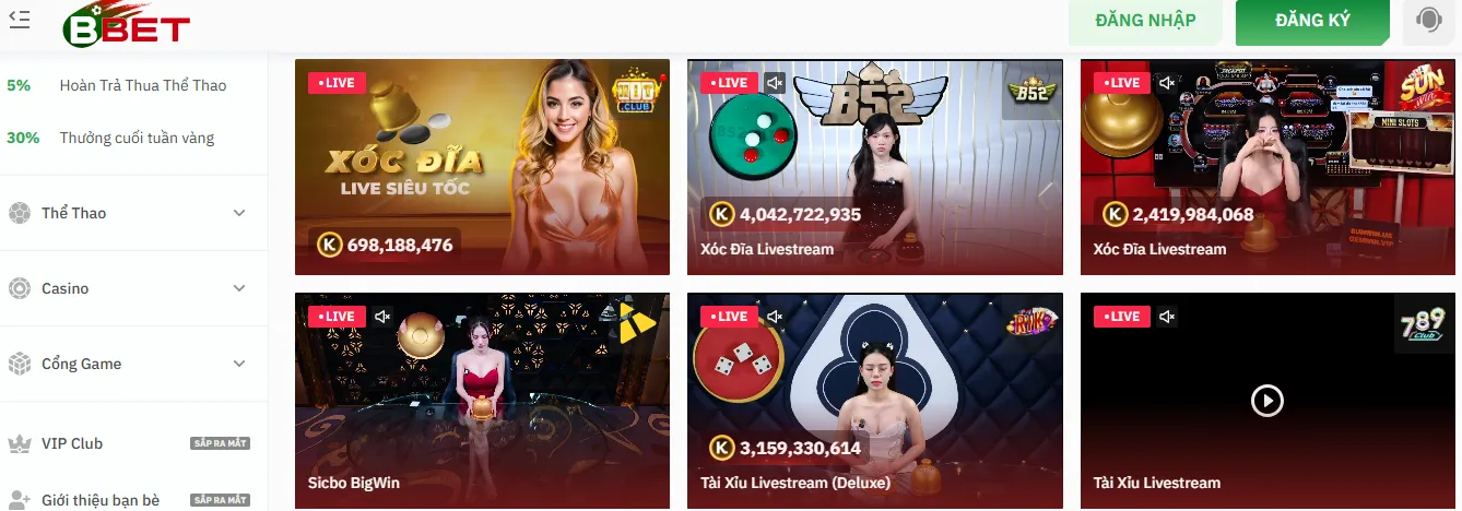 Tài xỉu online tại Bbet